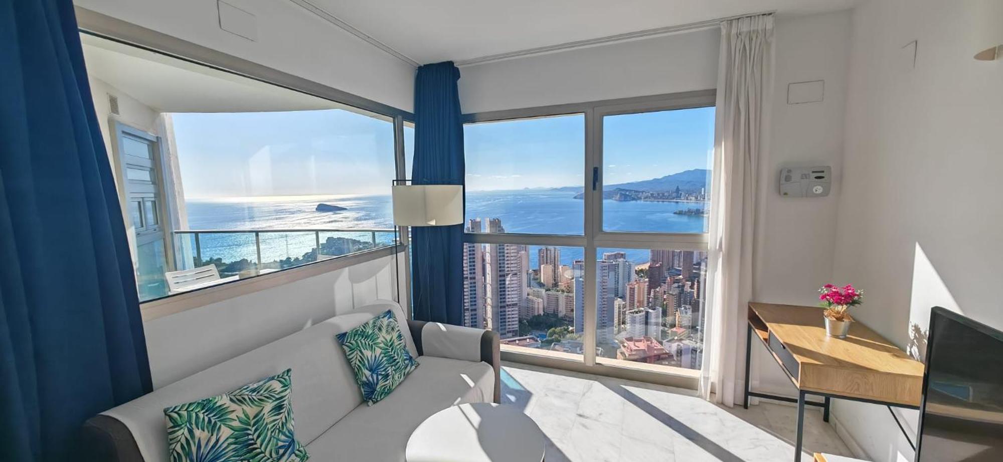 Highrise Apartment With Private Terrace & Sea Views - 34Th Floor Benidorm Zewnętrze zdjęcie